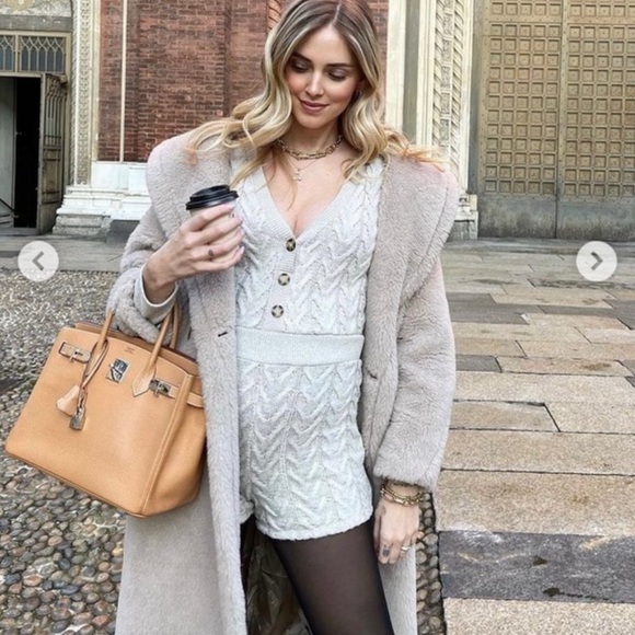 Zara Cable Knit Jumpsuit NWT - Picture 3 of 15